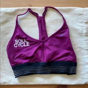 Soulcycle Nike Bra with Black Trim